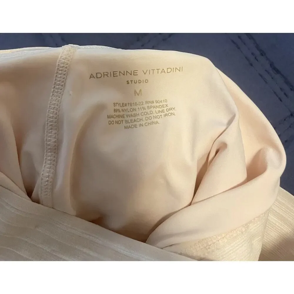 NWOT Adrienne Vittadini Women’s Nude Shape Wear Size Medium Elastic Waist - Picture 3 of 3